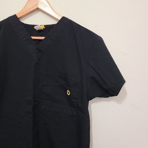 Wink Scrubs Black Scrubs top Women's X-small - Picture 2 of 5
